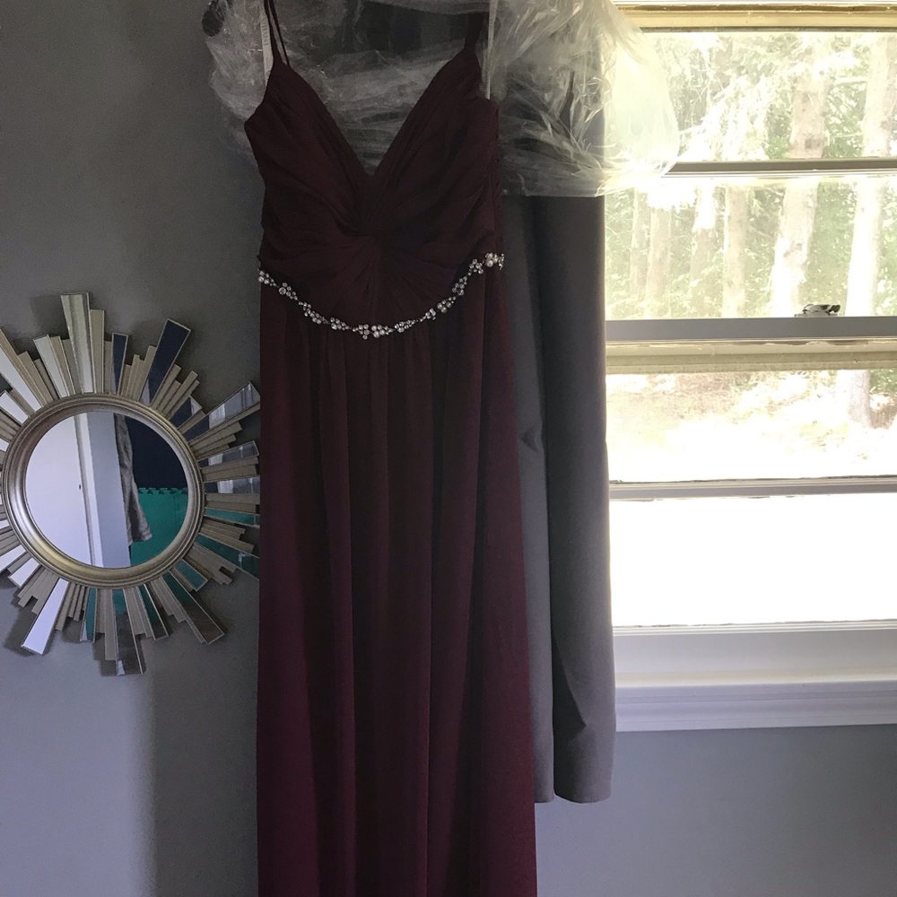 Marone evening gown size 2